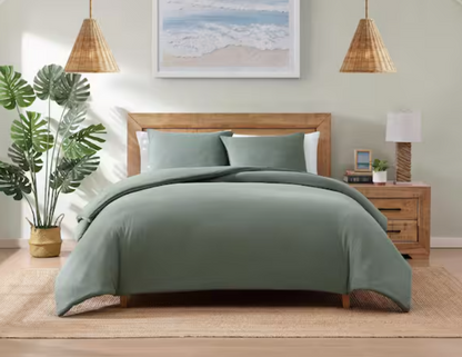 Tommy Bahama Paradisio 3-Piece Green Jungle Cotton Comforter Set