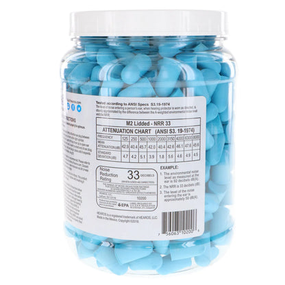 Xtreme Protection Ear Plugs - HEAROS , 200 Pair