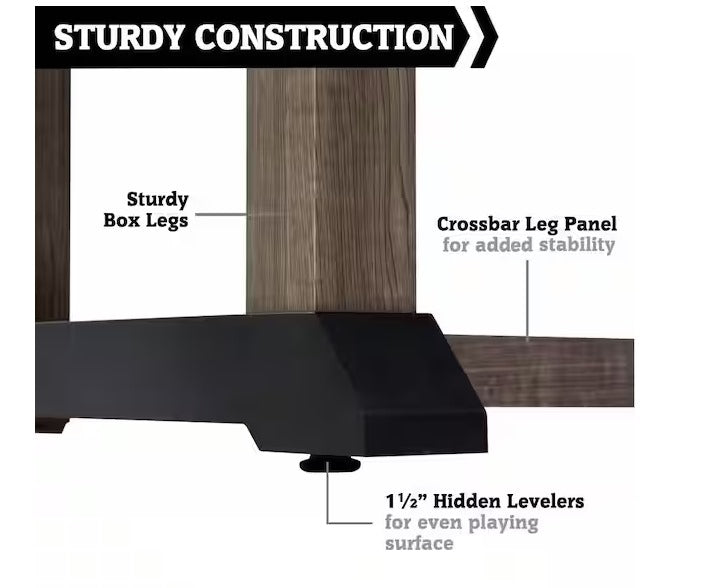 Charleston 48 in. Air Hockey Table with LED Electronic Scorer