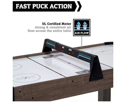 Charleston 48 in. Air Hockey Table with LED Electronic Scorer
