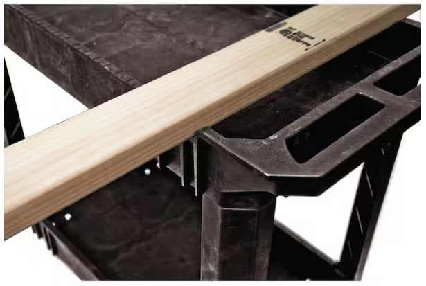 2-Tier Plastic 4-Wheeled Service Cart