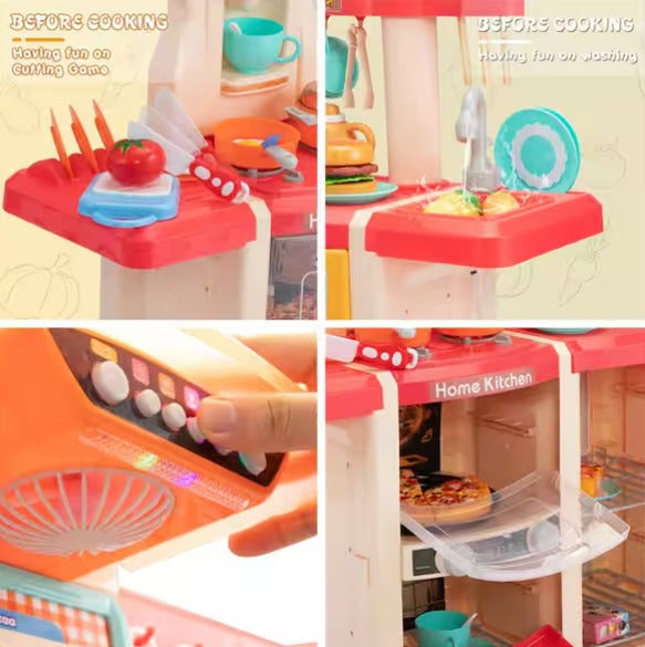 Kids Kitchen Playset, Pink