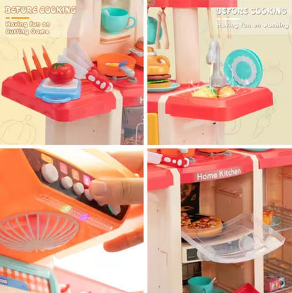Kids Kitchen Playset, Pink