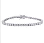 Moissanite Tennis Bracelet in Sterling Silver