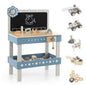 Kids Wooden Play Tool Workbench Workshop Table