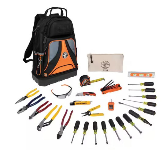 28 Piece Hand Tool Set with Tool Backpack