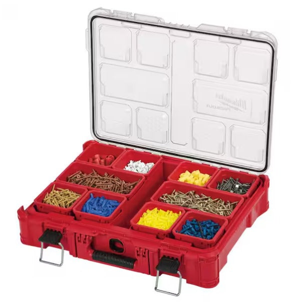 11-Compartment Impact Resistant Portable Small Parts Organizer