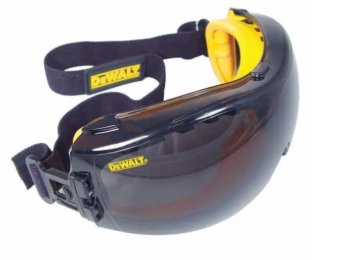 Safety Goggle Concealer with Smoke Anti-Fog Lens
