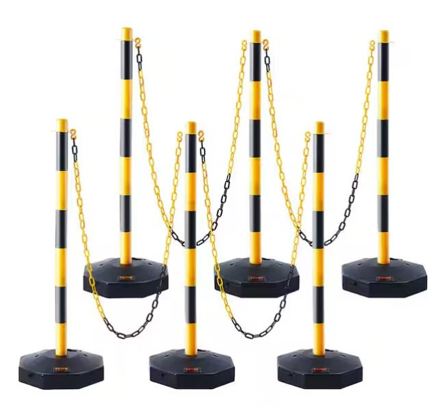 Traffic Safety Delineator Barrier with Base