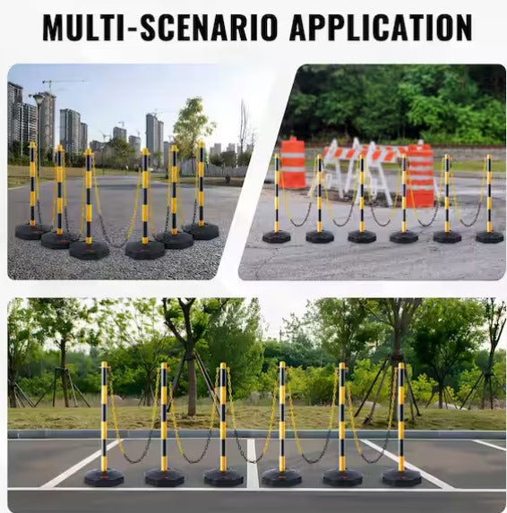 Traffic Safety Delineator Barrier with Base