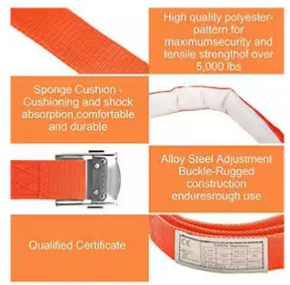 Adjustable Tree Climbing Safety Belt Harness