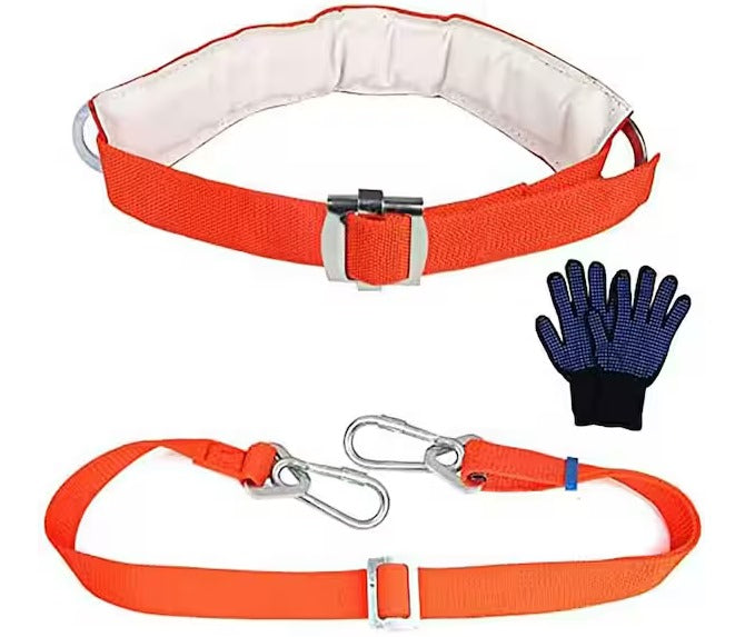 Adjustable Tree Climbing Safety Belt Harness
