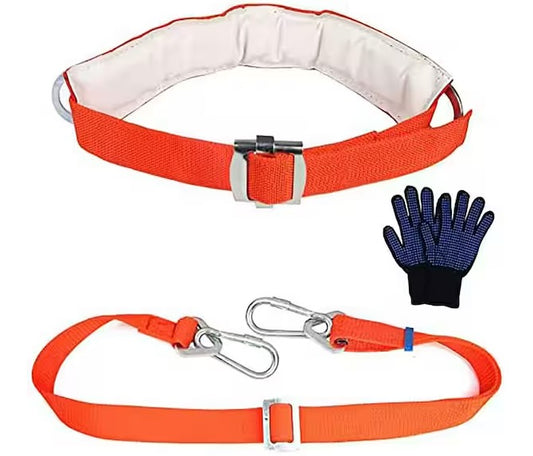 Adjustable Tree Climbing Safety Belt Harness
