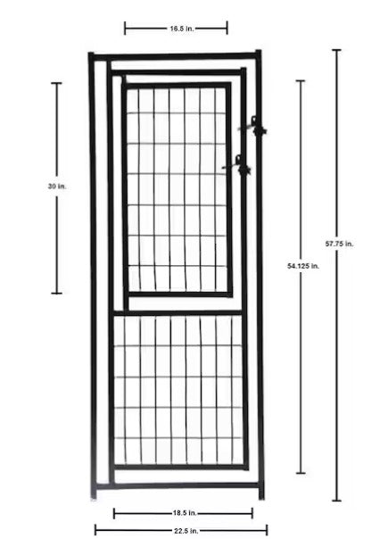 Welded Wire Dog Fence Kennel Kit