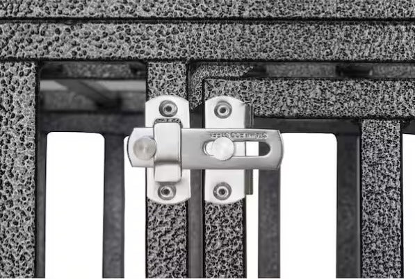 Heavy Duty Black Metal Dog Kennels