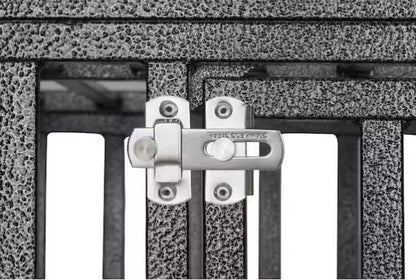 Heavy Duty Black Metal Dog Kennels