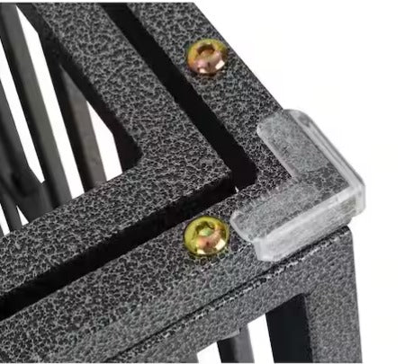 Heavy Duty Black Metal Dog Kennels