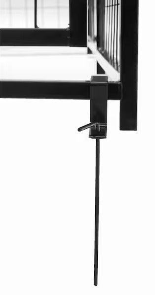 4 ft. x 4 ft. x 6 ft. Welded Wire Dog Fence Kennel Kit