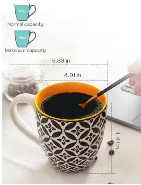 Ceramic Tea Cups with Handle