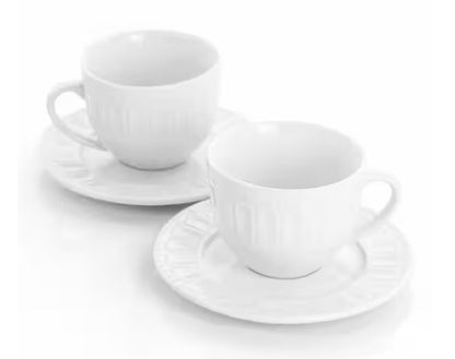 White Porcelain Mug (Set of 6)