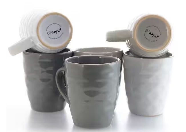 12 oz. Assorted Color Mugs (Set of 6)