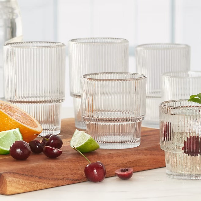 16-Pc. Glass Drinkware Set