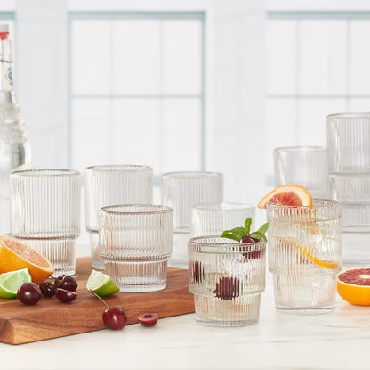 16-Pc. Glass Drinkware Set