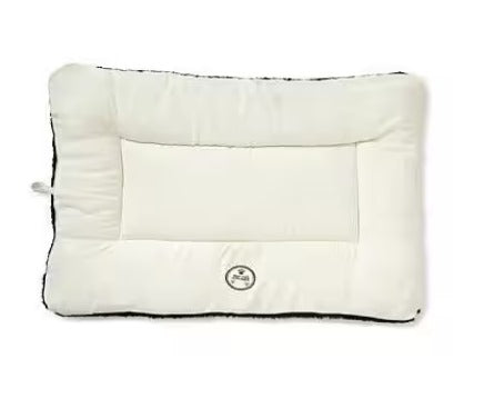 Medium Black and White Reversible Pet Bed