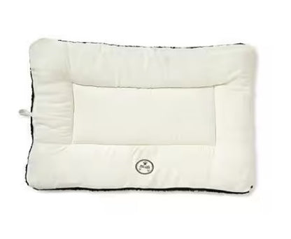 Medium Black and White Reversible Pet Bed