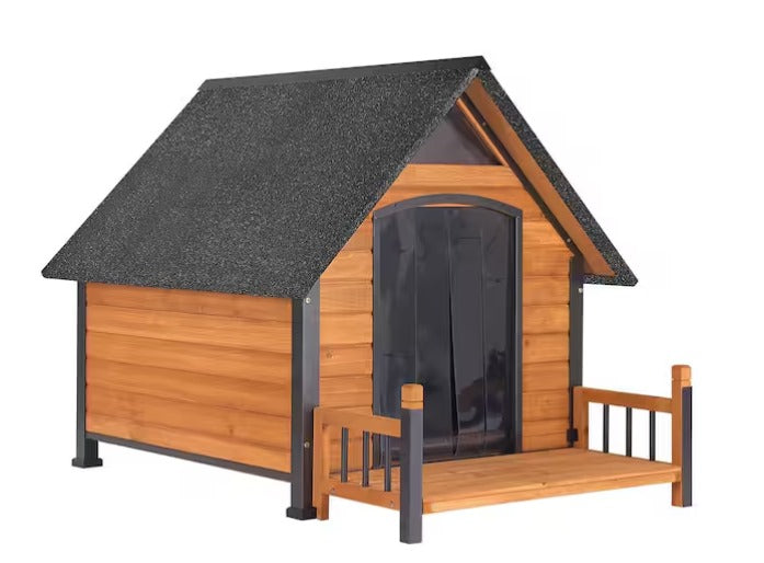 Large Outdoor Dog House with Porch
