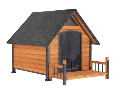 Large Outdoor Dog House with Porch