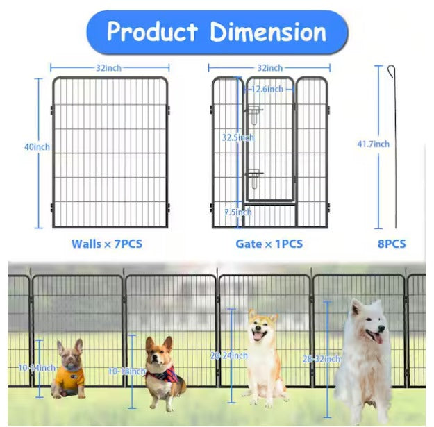 Heavy-Duty Portable Foldable Dog Kennel