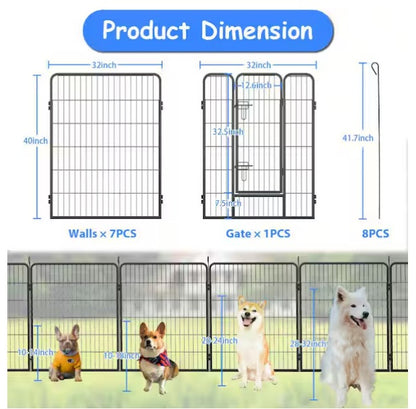 Heavy-Duty Portable Foldable Dog Kennel