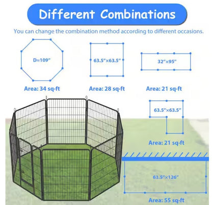 Heavy-Duty Portable Foldable Dog Kennel