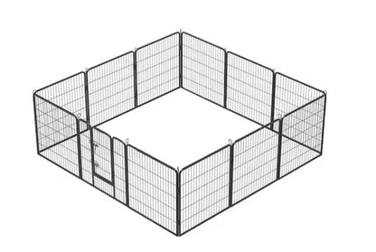 12 Panels Indoor Outdoor Heavy-Duty Portable Foldable Dog Kennel