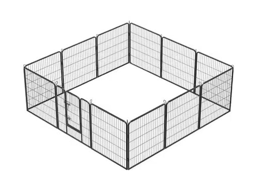 12 Panels Indoor Outdoor Heavy-Duty Portable Foldable Dog Kennel