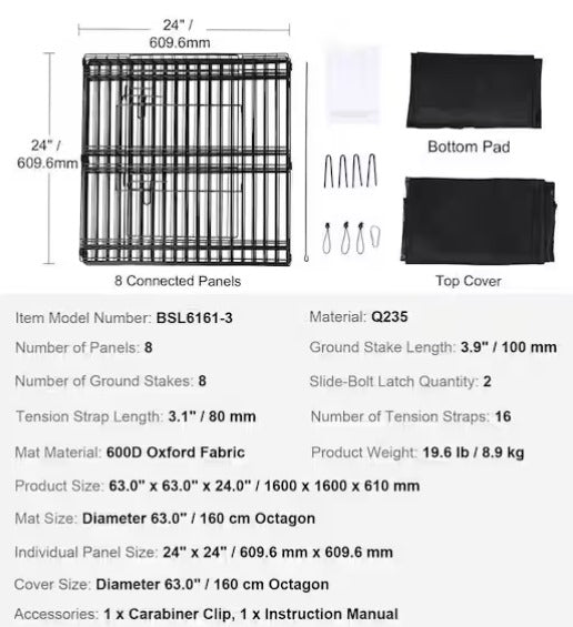 Indoor Outdoor Dog Bed for Small Medium Pets