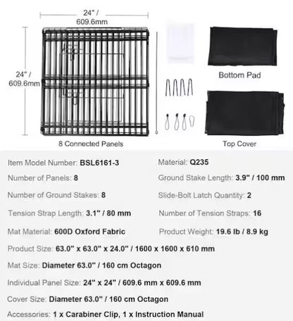 Indoor Outdoor Dog Bed for Small Medium Pets