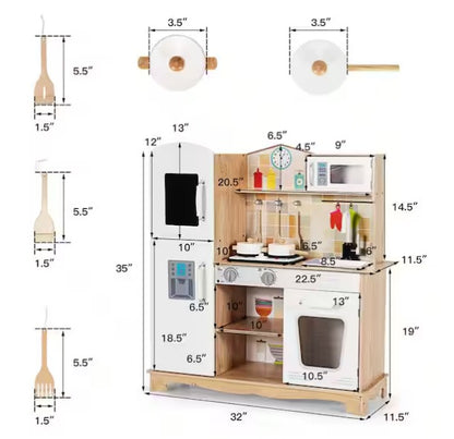 Kids Cooking Play Toy with Utensils