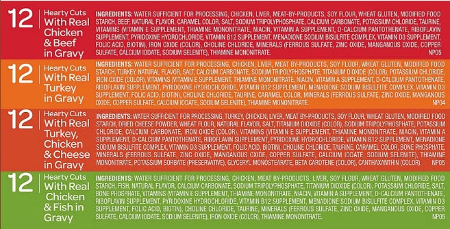 Gravy Classics Wet Cat Food Variety Pack, 48 pk.