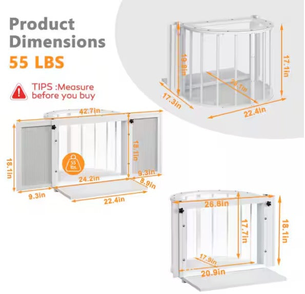 Stylish Arched Cat Window Catio