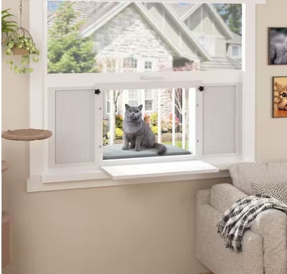 Stylish Arched Cat Window Catio