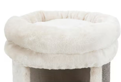 Gray Mexia 2-Story Cat Tower