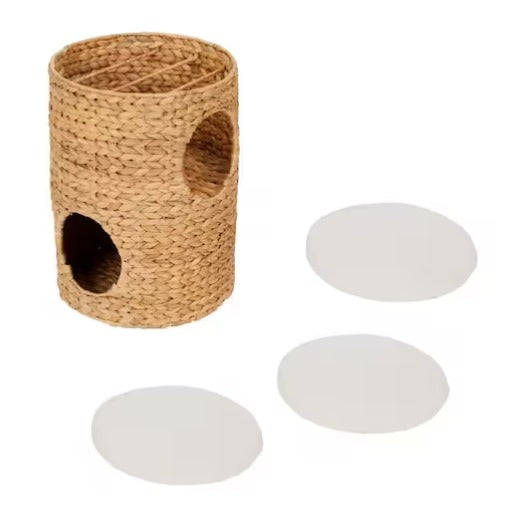 3-Tier Woven Water Hyacinth Cat Tower