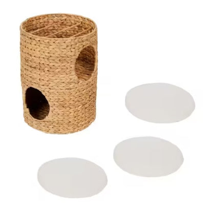3-Tier Woven Water Hyacinth Cat Tower