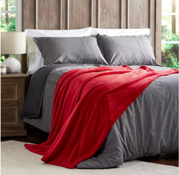 Microfiber Plush Throw Blanket