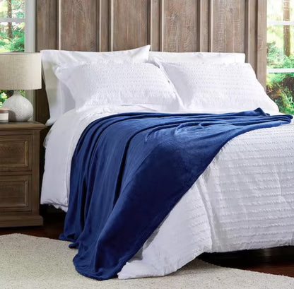 Microfiber Plush Throw Blanket