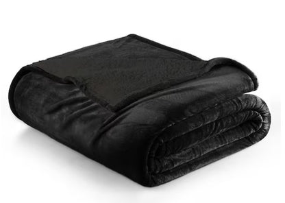 Velvet Plush Reversible Sherpa Blanket