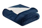 Velvet Plush Reversible Sherpa Blanket