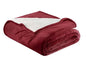 Velvet Plush Reversible Sherpa Blanket
